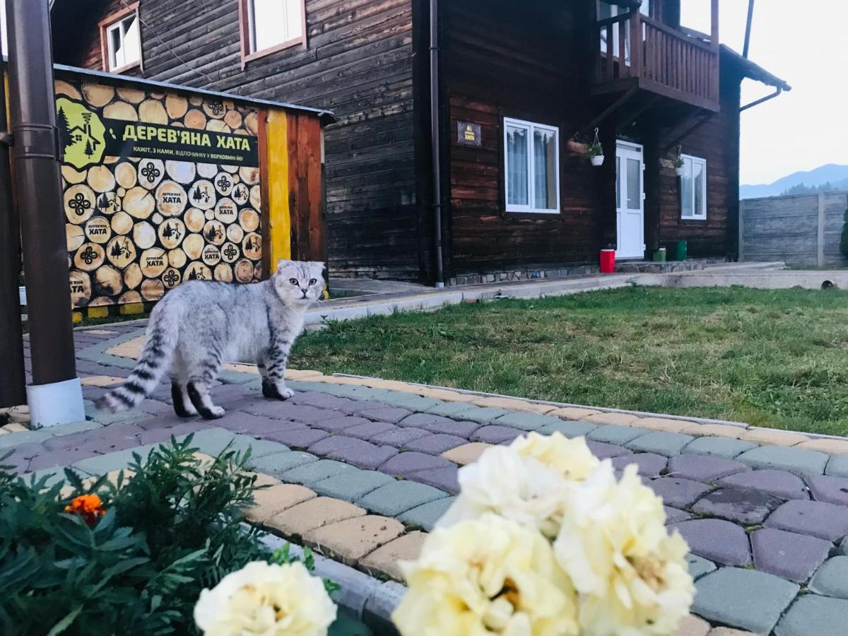 садиба Дерев*яна Хата Верховина Экстерьер фото